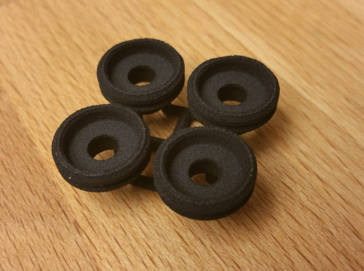 4X Axial SCX10 Shock Spring Perch 3d printed 