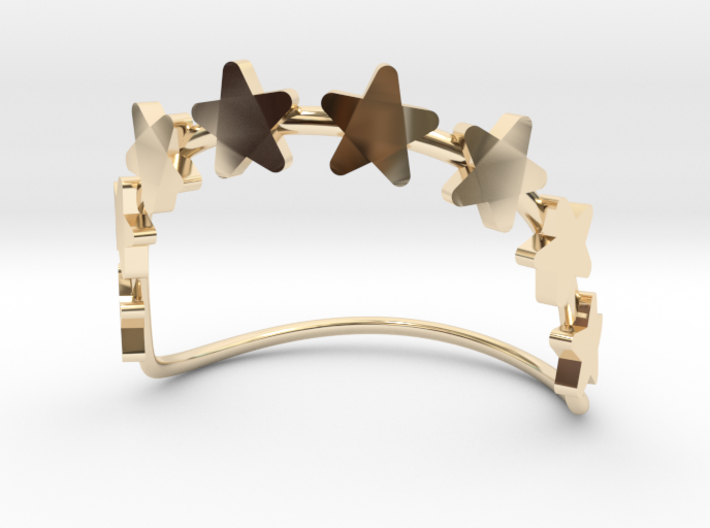 8 Stars Bracelet 3d printed