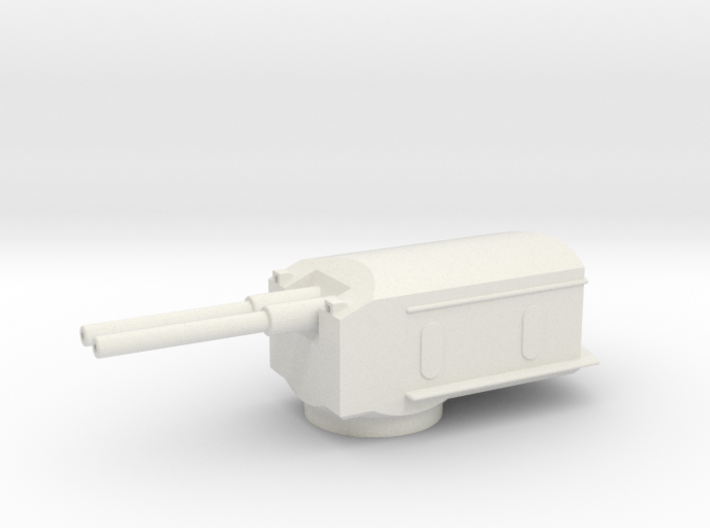 1/144 Scale 6 In Mk 16 Mod 1 Twin Turret 3d printed