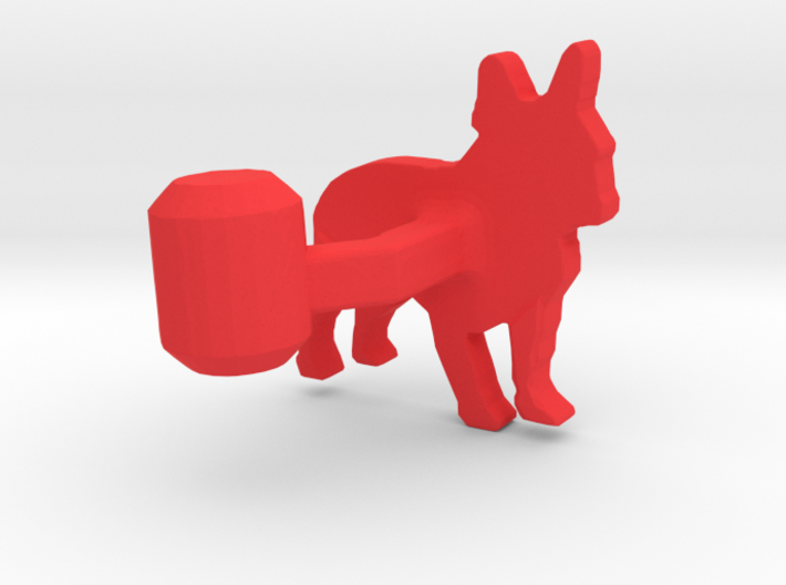 French Bulldog Cufflink 3d printed