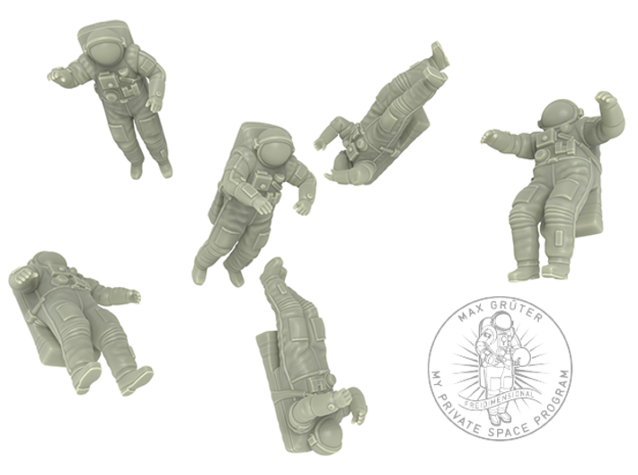 Astronaut // Cosmonaut with Orlan Space Suit 3d printed
