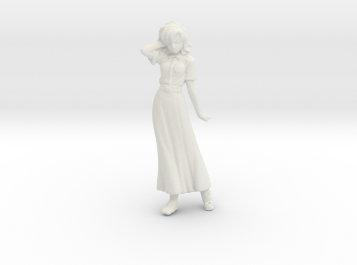 1/24 or G Scale Female Racing Staff Figure 3d printed