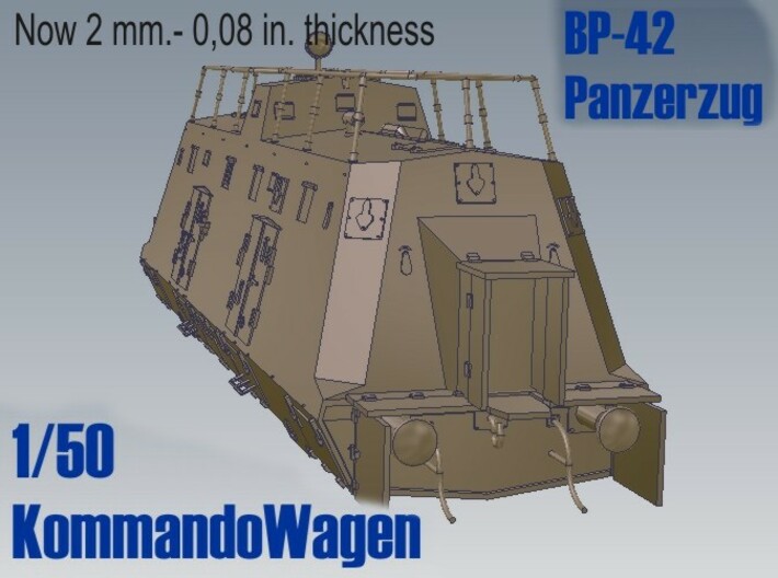 1-50 Improved K-Wagen For BP-42 3d printed