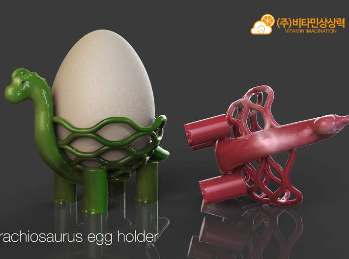 Brachiosaurs Egg Holder 3d printed