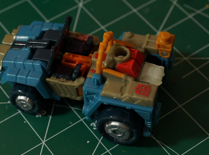 Little Heracles' Head for Energon Jeep 3d printed 