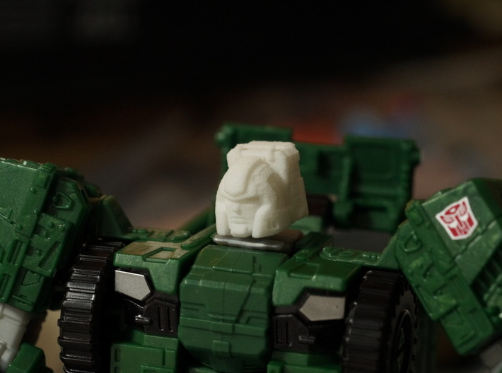 Little Heracles' Head for Combiner Wars Jeeps 3d printed 