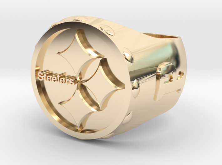 Steelers Ring size 12 3d printed