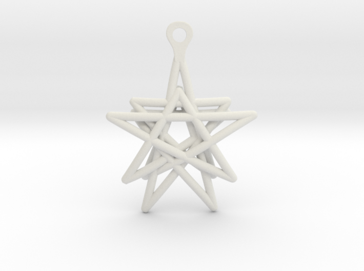 3D Printed Star in the Universe Earrings by bondsw 3d printed