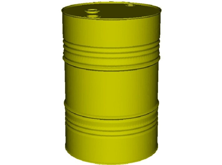 1/16 scale petroleum 200 lt oil drum x 1 3d printed