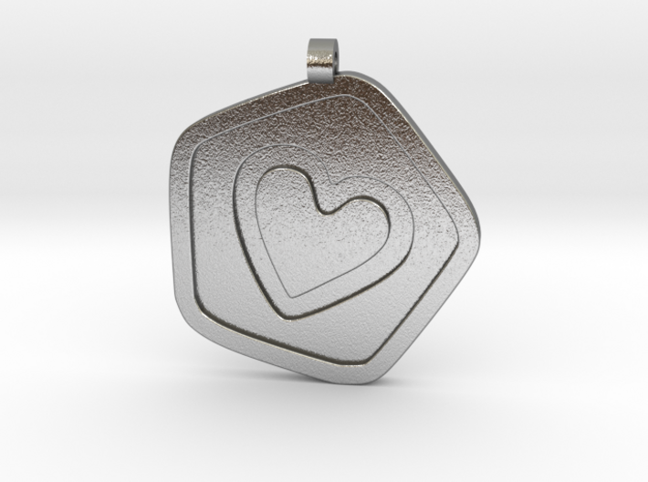 3D Printed Bond What You Love Pendant 3d printed