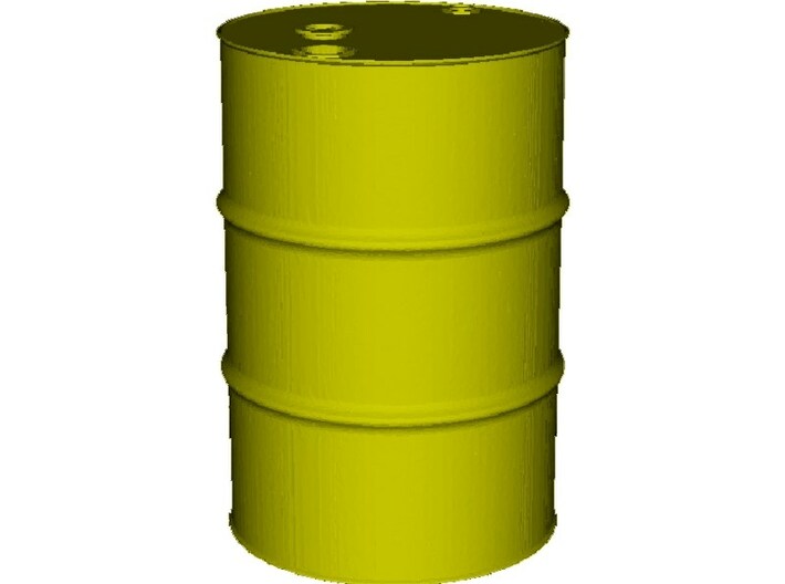 1/18 scale WWII US 55 gallons oil drum x 1 3d printed