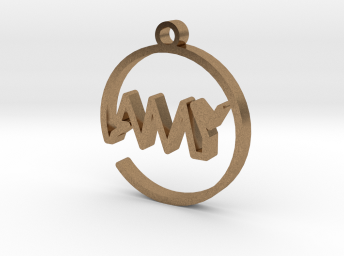 AMY First Name Pendant 3d printed