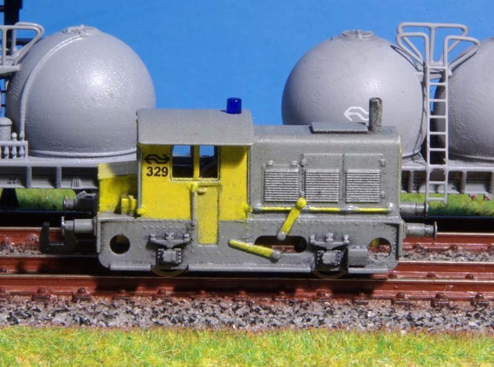 N SIK NS 200-300 locomotor (nieuwere versie) 3d printed Afgebouwde SIK in geel/grijs in FXD