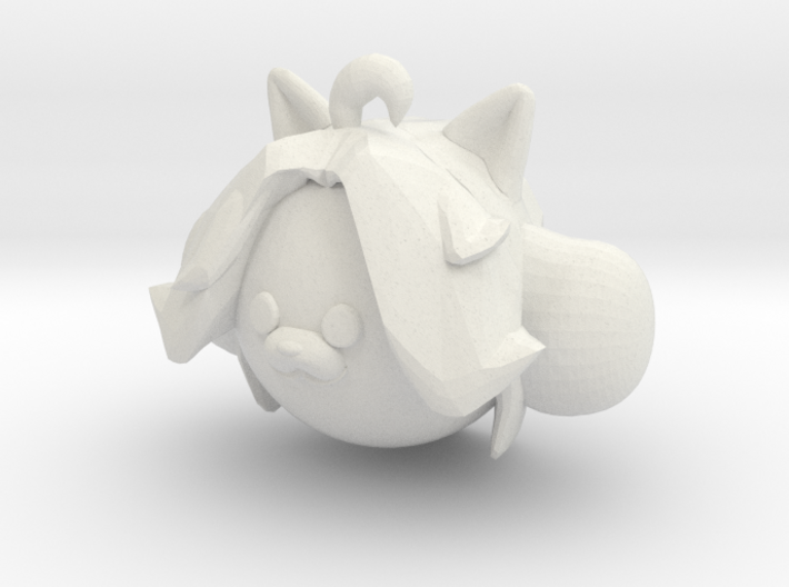 Custom Temmie Inspired Head for Lego 3d printed 