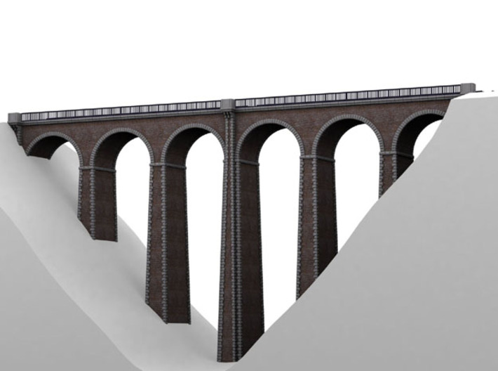 HOvm01 - HO Modular viaduct 1 3d printed 