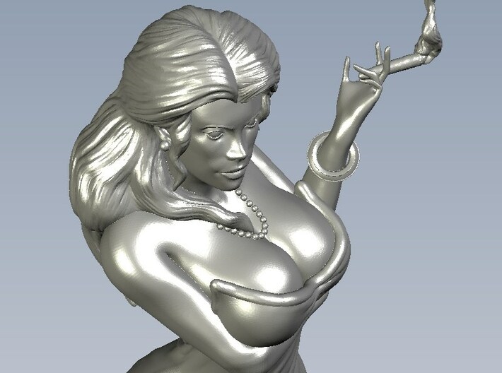 1/15 scale sexy smoking diva figure 3d printed 
