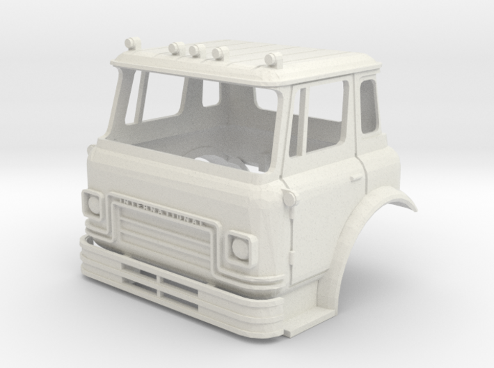 TT-Scale (1/120) International Cargostar Cab 3d printed Shown for picture reference--not actually available
