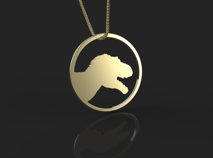 Tyrannosaurus necklace Pendant 3d printed
