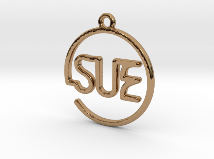 SUE First Name Pendant 3d printed