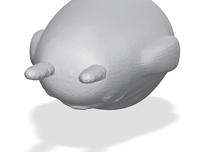 Porcelain Totoro 3d printed