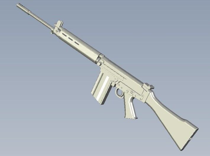 1/15 scale FN FAL Fabrique Nationale rifles x 3 3d printed 