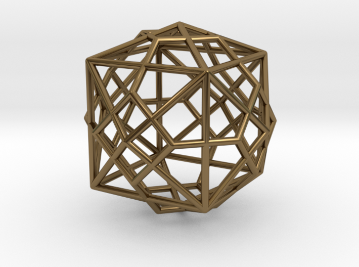 0493 Truncated Octahedron + Dual 3d printed