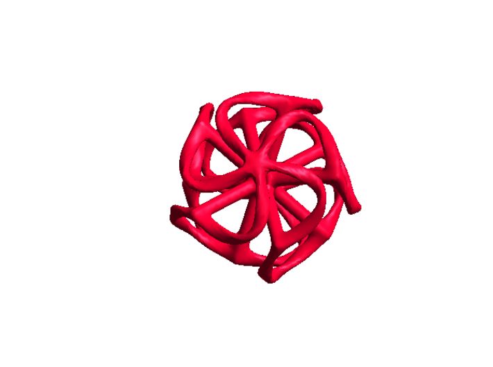 Dodecahedron Mesh - small 3d printed