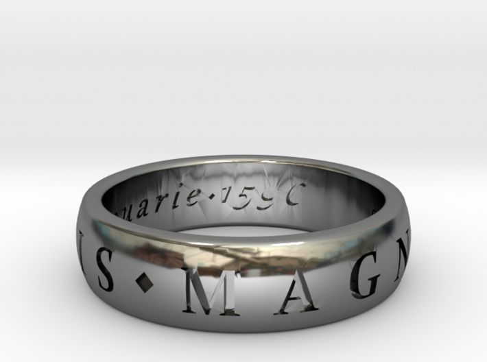 Size 10 Sir Francis Drake, Sic Parvis Magna Ring (AFD7F4ESA) by Braden_E