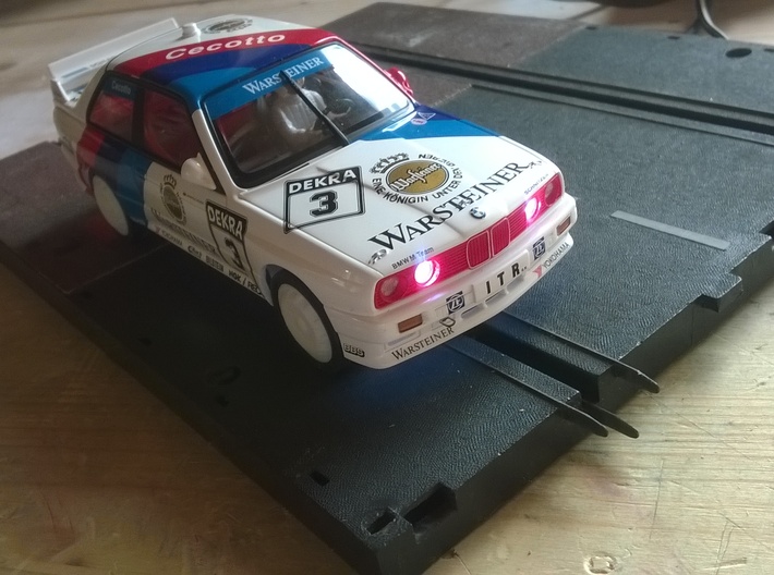 Carrera Universal 132 Chassis for BMW M3 Autoart 3d printed 