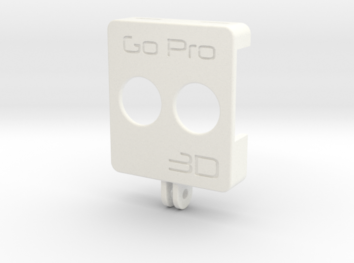 3D rig front for GoPro Hero 4 (1 of 2) 3d printed