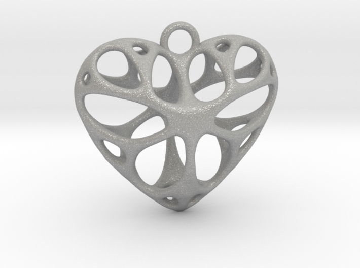 Heart Pendant_large 3d printed