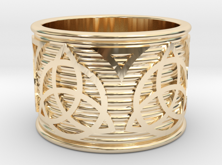 Celtic Ring size 14 or 23mm 3d printed