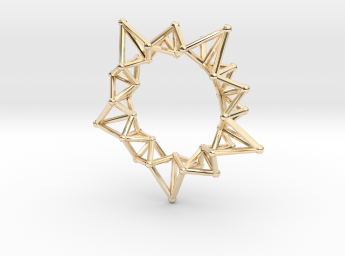 Star Rings 5 Points - Small - 3cm 3d printed