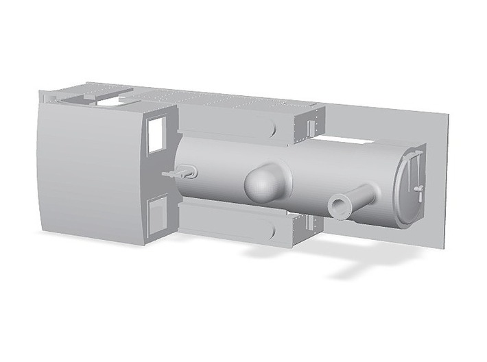 5.5mm scale freelance tank loco 3d printed