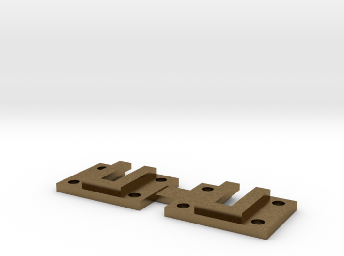 3/4&quot; scale caboose wall bracket 3d printed