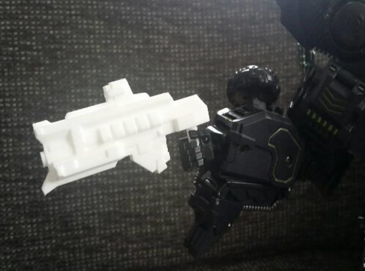 "Centralizer" RESIZED 5mm post 3d printed Image by Remko. Weapon wielded by Shadow Emissary Hexatron.
