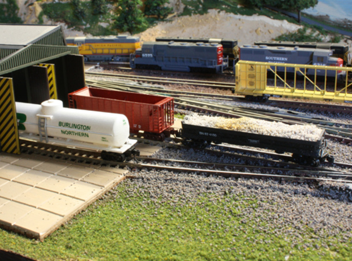 Fuel Tender - Zscale 3d printed Painted &amp; Detailed by Kevin Smith @kevsmiththai