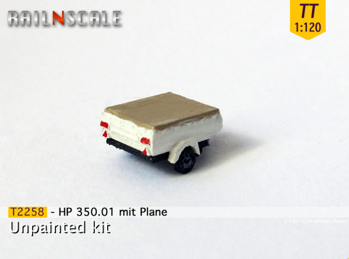 HP 350.01 mit Plane (TT 1:120) 3d printed