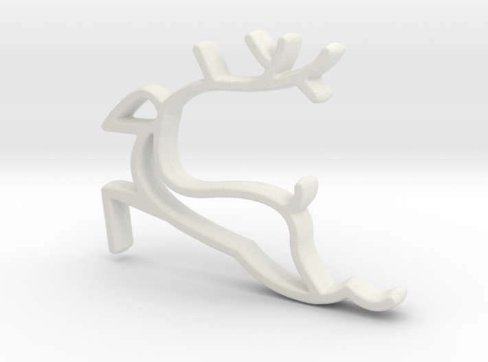Reindeer Necklace 3d printed