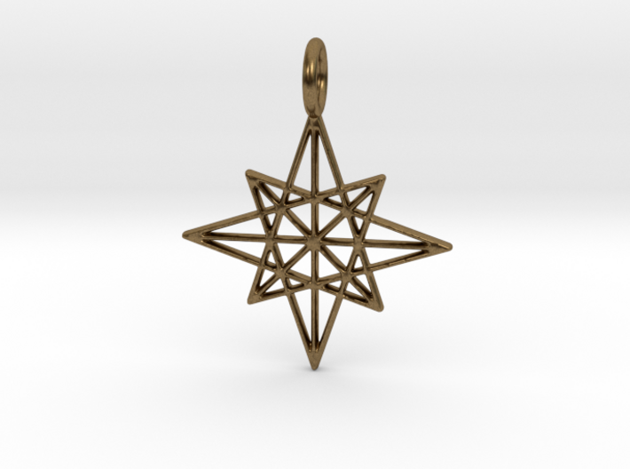 The Star Pendant 3d printed