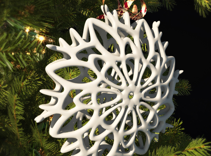 Rosetta Christmas Snowflake 3d printed 