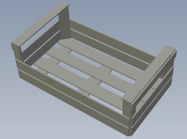 1/16 scale wooden crates x 5 3d printed 