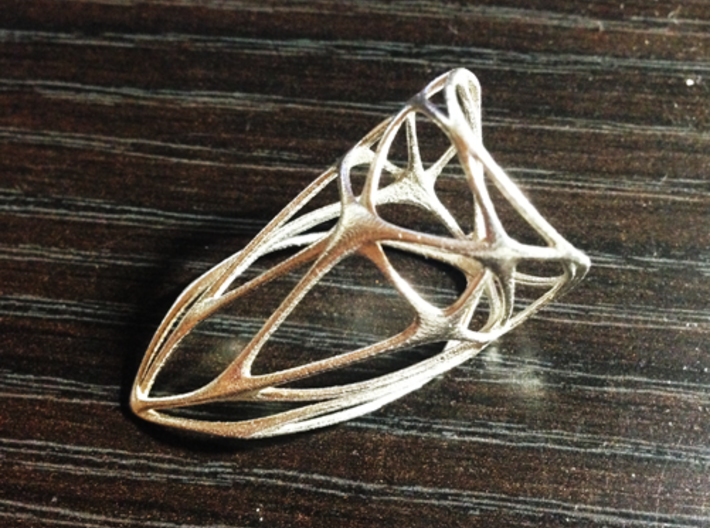 Diamond Ring (sz 5) 3d printed 