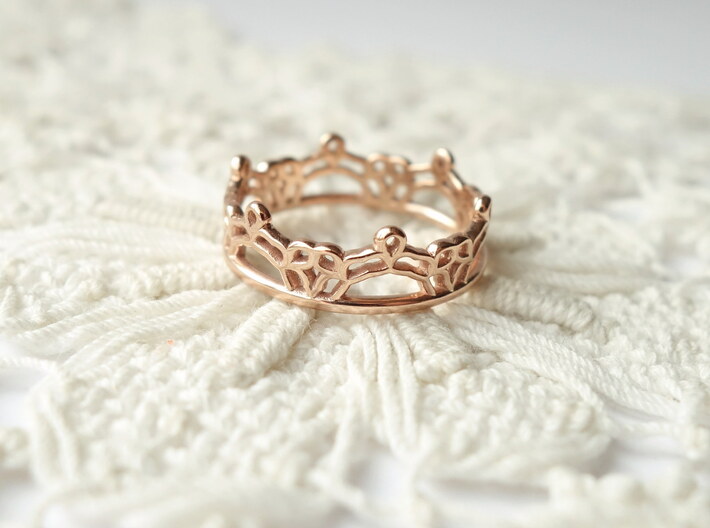 Lace Wrap Ring - Size 6.5 3d printed