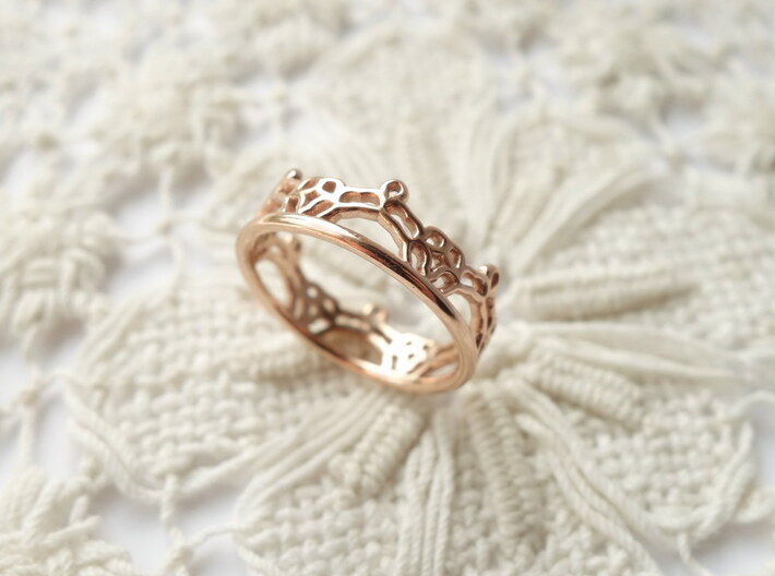 Lace Wrap Ring - Size 6.5 3d printed 