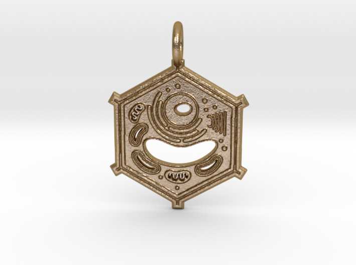 Plant Cell Pendant 3d printed Plant Cell Pendant (different materials have different prices)