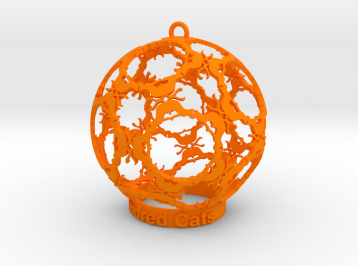 Hundred Cats Ornament 3d printed