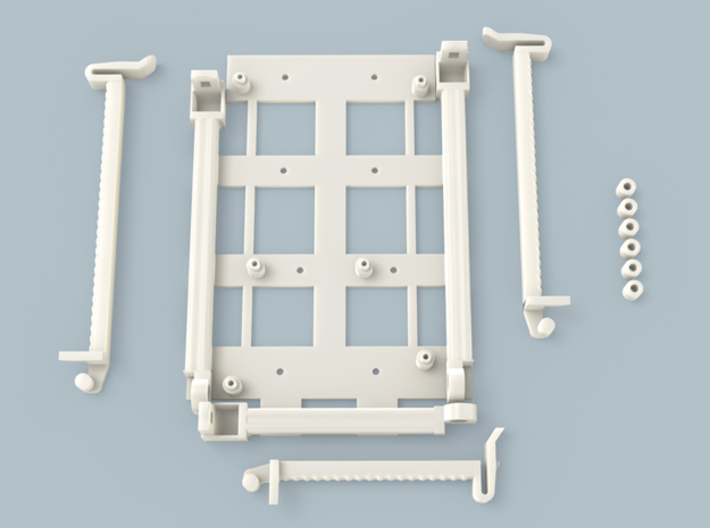 Arduino MEGA2560 Compatible Holder 3d printed Parts to be printed