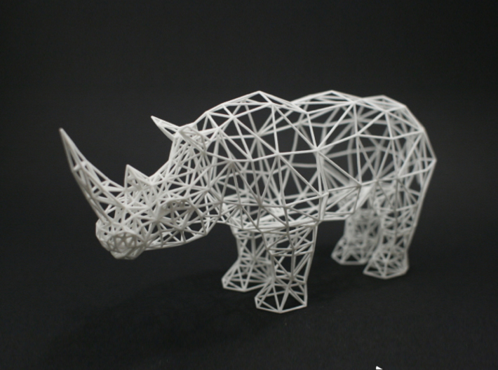 Digital Safari - Rhino (Medium) 3d printed