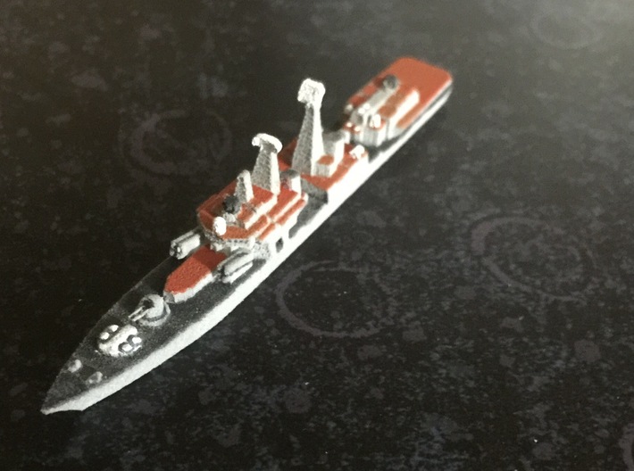 Udaloy II-class destroyer, 1/1800 3d printed Painted Sample
